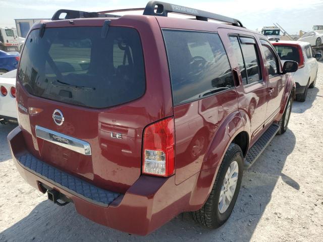 5N1AR18U57C617471 - 2007 NISSAN PATHFINDER LE 勃艮第红 照片 3