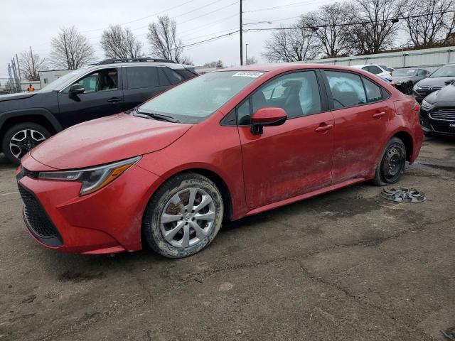 5YFEPMAE7MP253931 - 2021 TOYOTA COROLLA LE RED photo 1