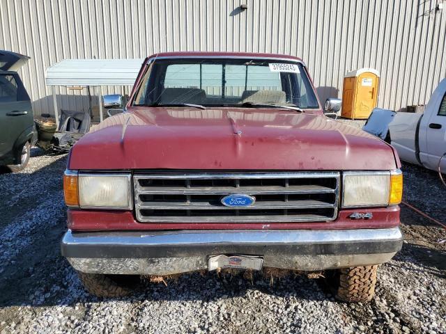 1FTEF26N3KNB05379 - 1989 FORD F250 BURGUNDY photo 5