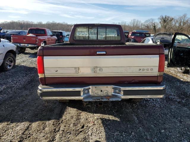 1FTEF26N3KNB05379 - 1989 FORD F250 BURGUNDY photo 6