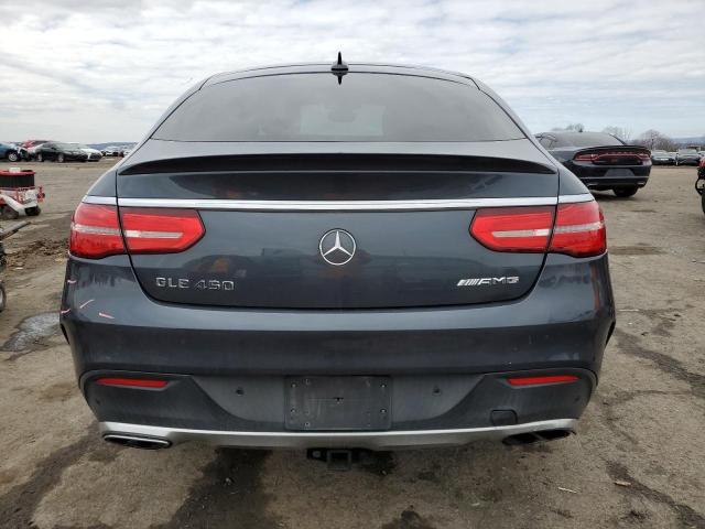 4JGED6EB3GA022548 - 2016 MERCEDES-BENZ GLE COUPE 450 4MATIC GRAY photo 6