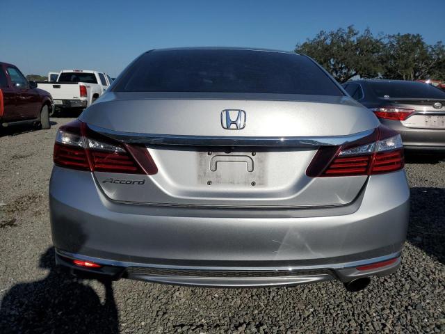 1HGCR2F3XHA154013 - 2017 HONDA ACCORD LX SILVER photo 6