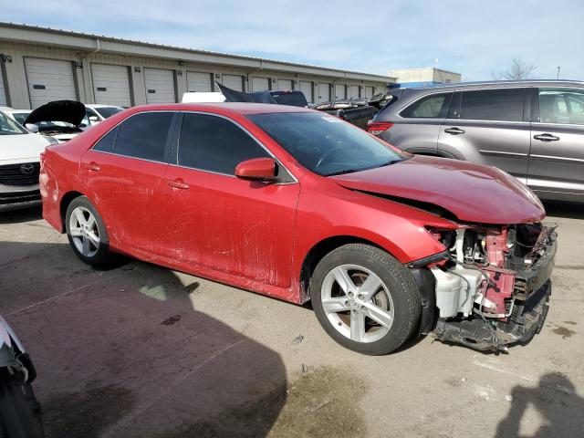 4T1BF1FK4EU794521 - 2014 TOYOTA CAMRY L RED photo 4