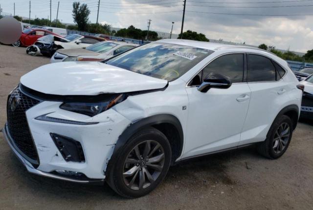 JTJSARBZ3M2191622 - 2021 LEXUS NX 300 BASE თეთრი ფოტო 2