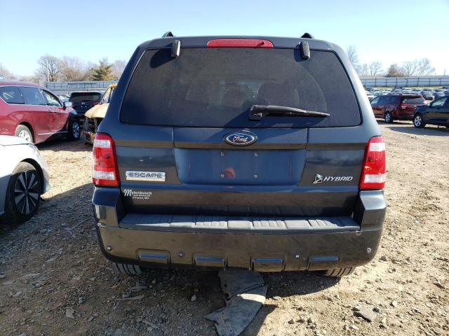 1FMCU49H48KA03044 - 2008 FORD ESCAPE HEV GRAY photo 6