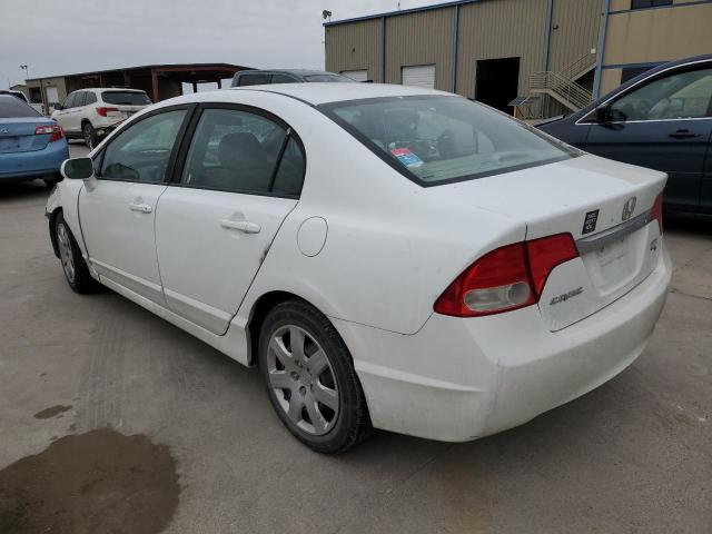 19XFA1F57AE061760 - 2010 HONDA CIVIC LX WHITE photo 2