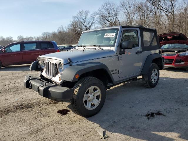 1C4AJWAG0DL664867 - 2013 JEEP WRANGLER SPORT SILVER photo 1