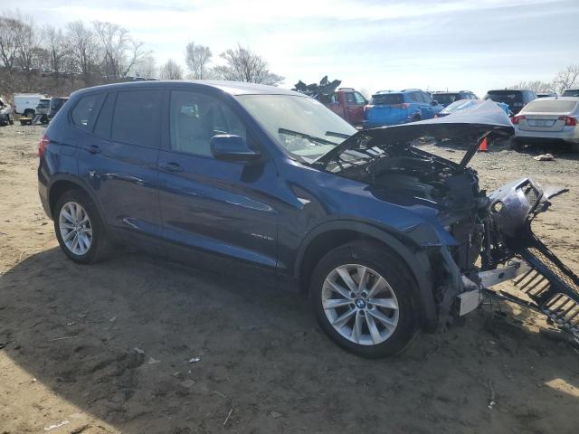 5UXWX9C50D0A11881 - 2013 BMW X3 XDRIVE28I BLUE photo 4