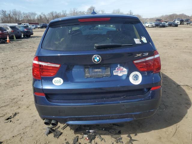 5UXWX9C50D0A11881 - 2013 BMW X3 XDRIVE28I BLUE photo 6