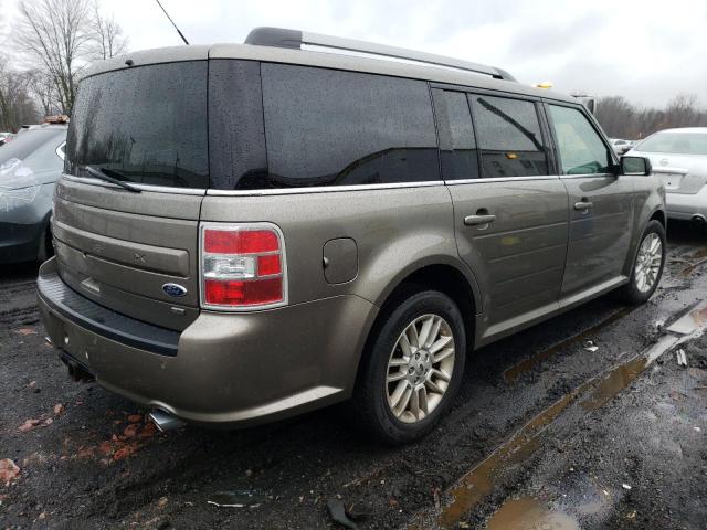 2FMHK6C83EBD44148 - 2014 FORD FLEX SEL BROWN photo 3