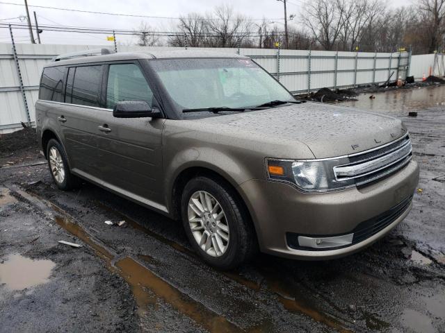 2FMHK6C83EBD44148 - 2014 FORD FLEX SEL BROWN photo 4