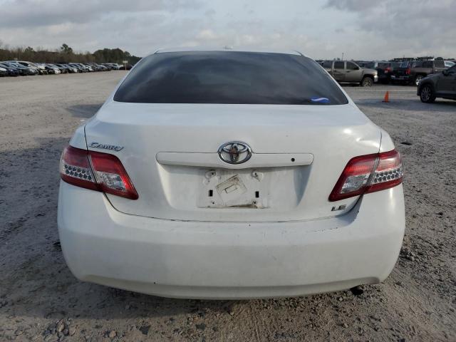 4T4BF3EK7BR176138 - 2011 TOYOTA CAMRY BASE WHITE photo 6