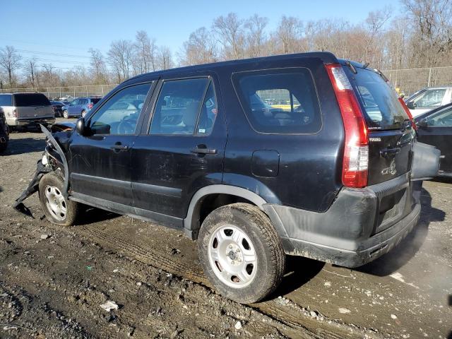 JHLRD78536C037588 - 2006 HONDA CR-V LX BLACK photo 2