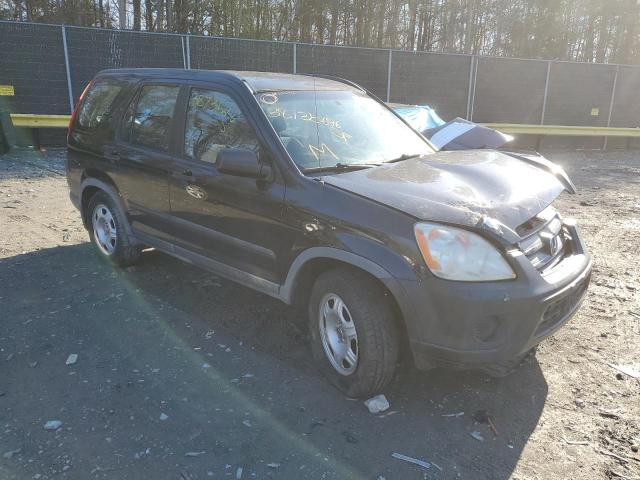 JHLRD78536C037588 - 2006 HONDA CR-V LX BLACK photo 4