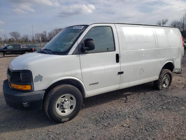 1GCGG25VX61217214 - 2006 CHEVROLET EXPRESS WHITE photo 1