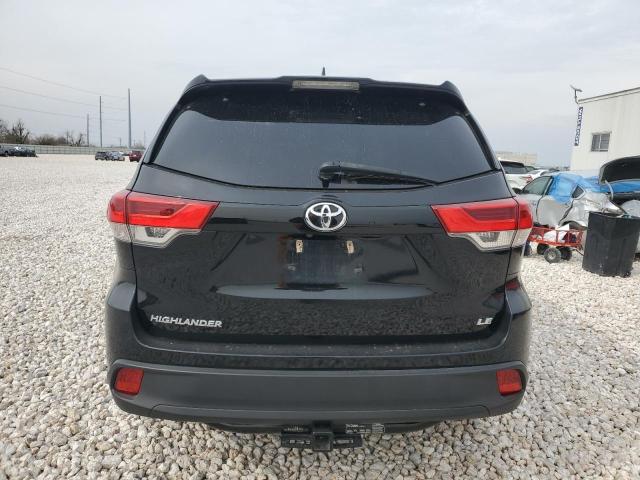 5TDZZRFH9HS192820 - 2017 TOYOTA HIGHLANDER LE BLACK photo 6