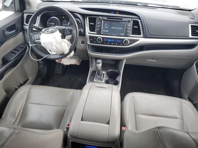 5TDJKRFH7GS300089 - 2016 TOYOTA HIGHLANDER XLE BLUE photo 8