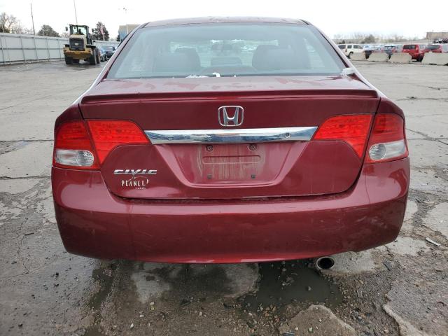 19XFA16689E018629 - 2009 HONDA CIVIC LX-S Բորդո լուսանկար 6