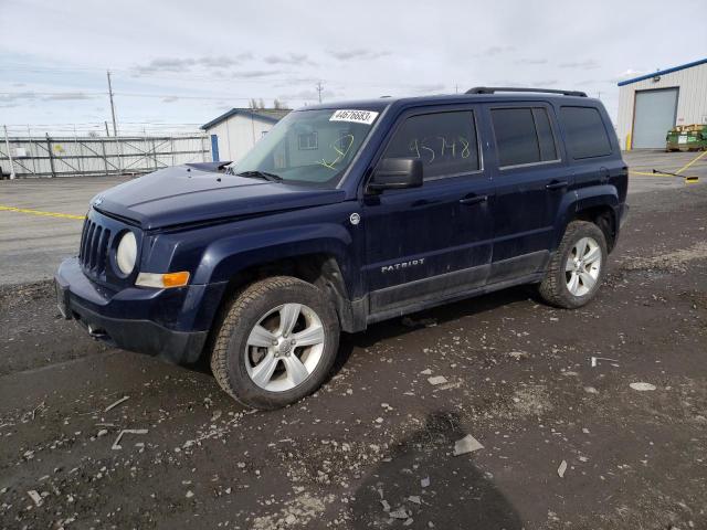 1C4NJRFB3CD624100 - 2012 JEEP PATRIOT LATITUDE BLUE photo 1