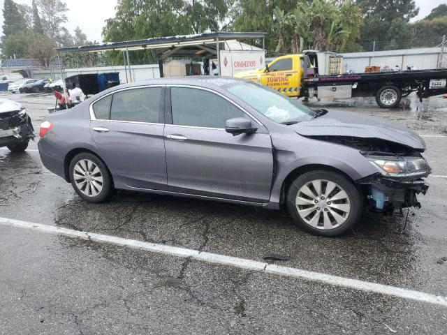 1HGCR3F83FA019745 - 2015 HONDA ACCORD EXL GRAY photo 4