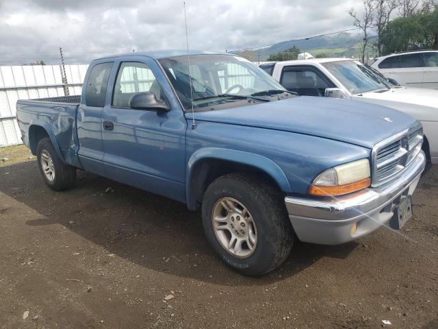 1D7HL42X53S104624 - 2003 DODGE DAKOTA SLT BLUE photo 4