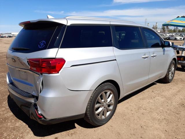 KNDMB5C13M6672375 - 2021 KIA SEDONA LX SILVER photo 3