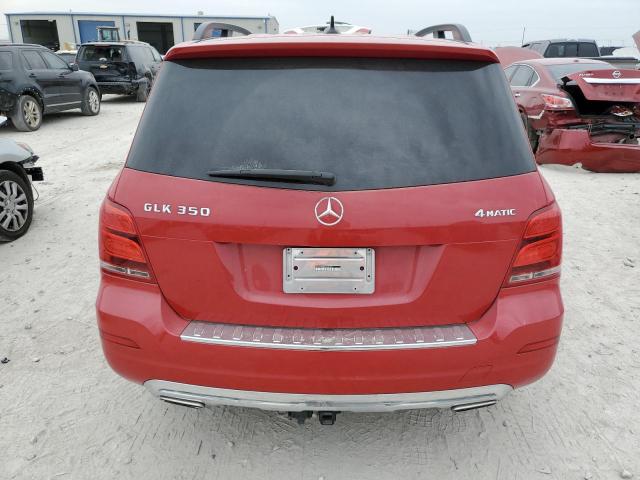 WDCGG8JB8EG303190 - 2014 MERCEDES-BENZ GLK 350 4MATIC RED photo 6