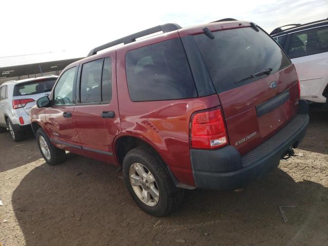 1FMDU72K65ZA53359 - 2005 FORD EXPLORER XLS BURGUNDY photo 2