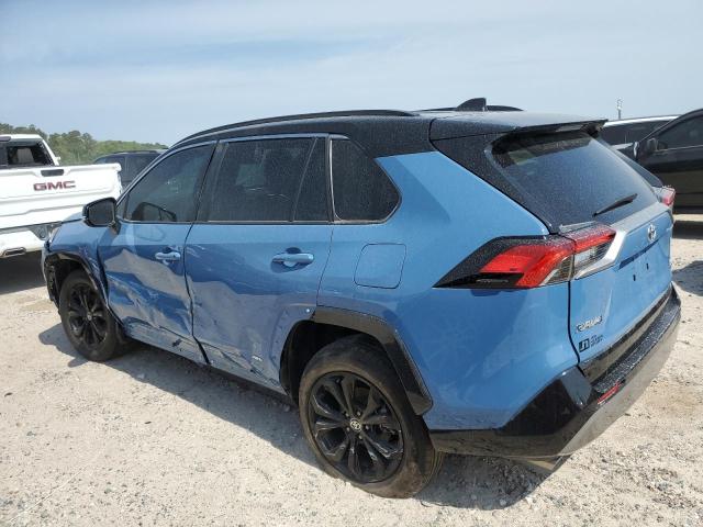 2T3E6RFV8NW036694 - 2022 TOYOTA RAV4 XSE BLUE photo 2