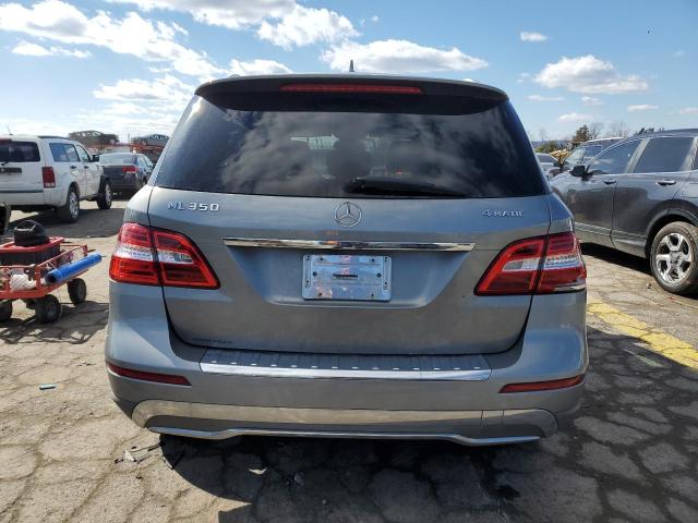 4JGDA5HB7EA271989 - 2014 MERCEDES-BENZ ML 350 4MATIC SILVER photo 6