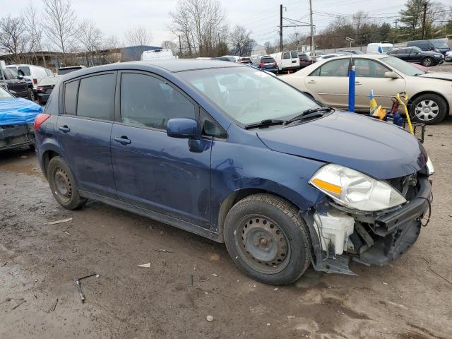 3N1BC13EX7L353035 - 2007 NISSAN VERSA S BLUE photo 4