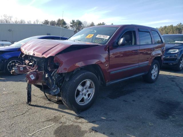 1J8GR48K87C664694 - 2007 JEEP GRND CHERO LAREDO BURGUNDY photo 1