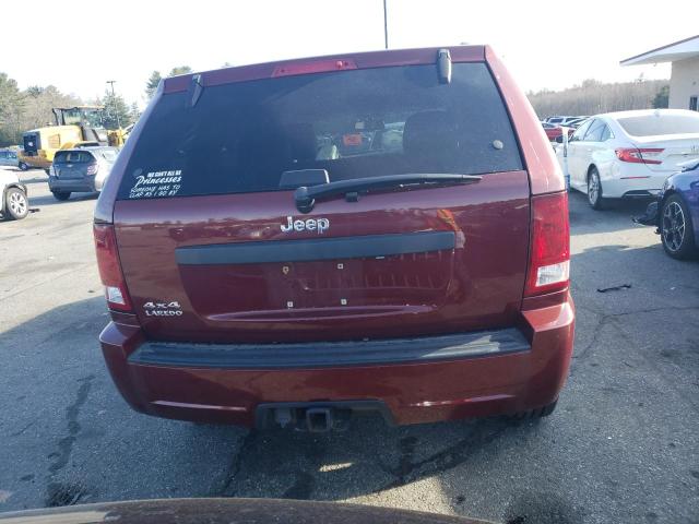 1J8GR48K87C664694 - 2007 JEEP GRND CHERO LAREDO BURGUNDY photo 6