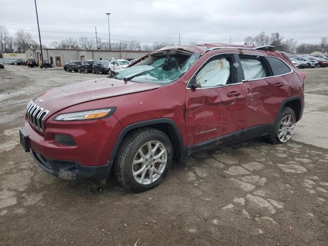 1C4PJLCB5HW662773 - 2017 JEEP CHEROKEE LATITUDE BURGUNDY photo 1