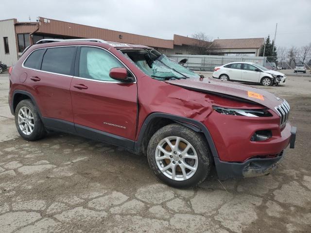 1C4PJLCB5HW662773 - 2017 JEEP CHEROKEE LATITUDE BURGUNDY photo 4