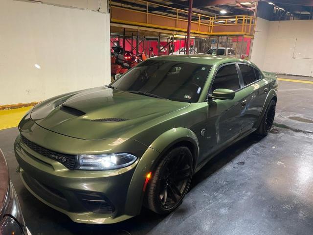 2C3CDXL9XLH157320 - 2020 DODGE CHARGER SRT HELLCAT GREEN photo 2