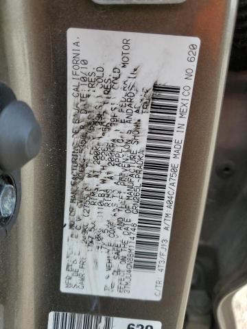 3TMJU4GN8BM114748 - 2011 TOYOTA TACOMA DOUBLE CAB PRERUNNER TAN photo 12