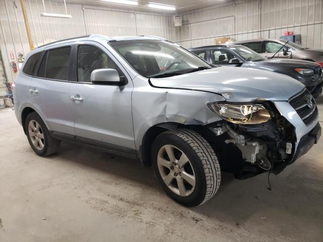 5NMSH73E48H150531 - 2008 HYUNDAI SANTA FE SE BLUE photo 4