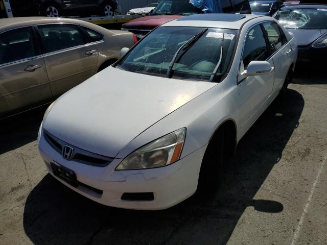 JHMCN36477C000031 - 2007 HONDA ACCORD HYBRID WHITE photo 1