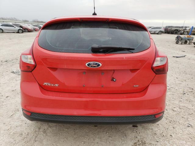 1FAHP3K28CL188791 - 2012 FORD FOCUS SE RED photo 6