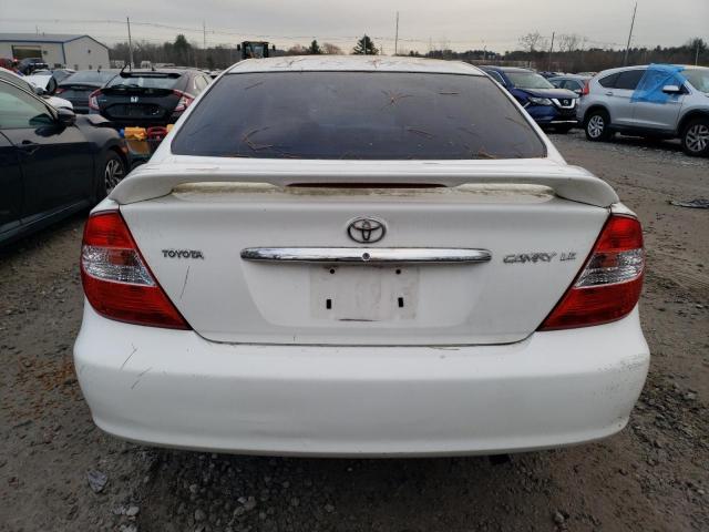 4T1BE32K14U333277 - 2004 TOYOTA CAMRY LE WHITE photo 6