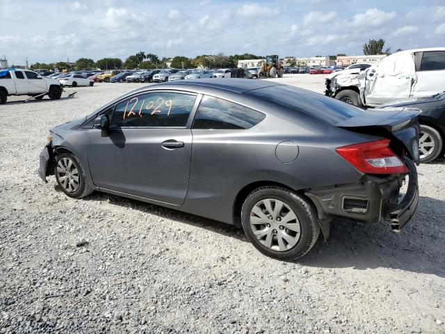 2HGFG3B53CH563724 - 2012 HONDA CIVIC LX GRAY photo 2