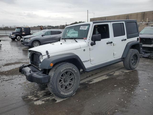 1C4BJWDG6GL270441 - 2016 JEEP WRANGLER U SPORT WHITE photo 1