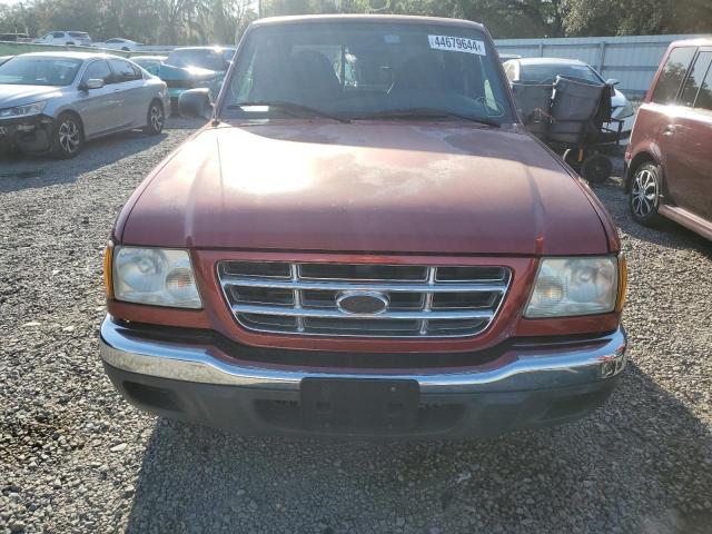 1FTYR44U12PA30129 - 2002 FORD RANGER SUPER CAB RED photo 5