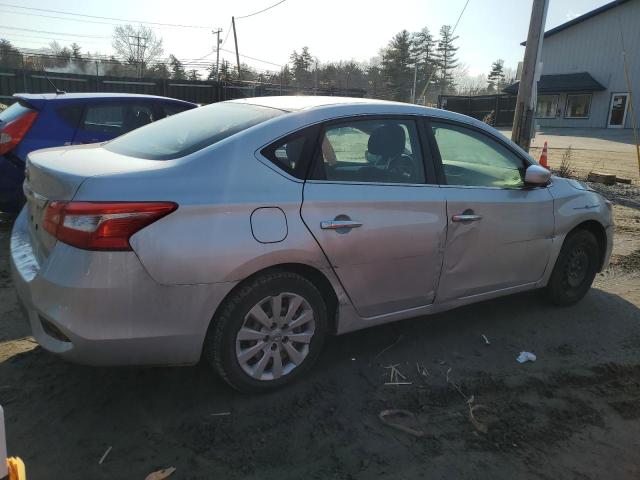 3N1AB7AP7JY327122 - 2018 NISSAN SENTRA S SILVER photo 3