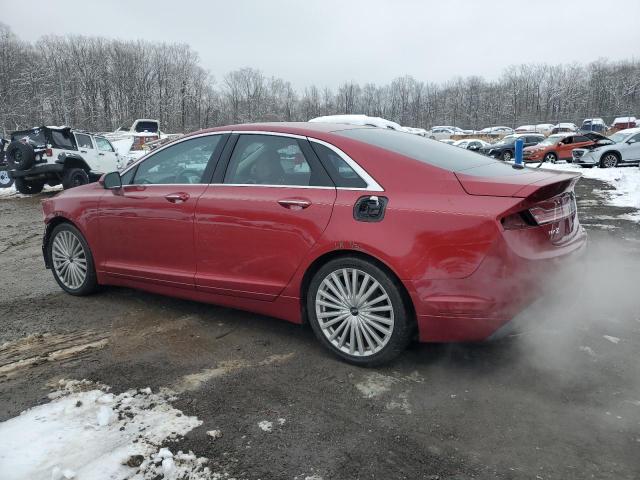 3LN6L5F94HR625173 - 2017 LINCOLN MKZ RESERVE წითელი ფოტო 2