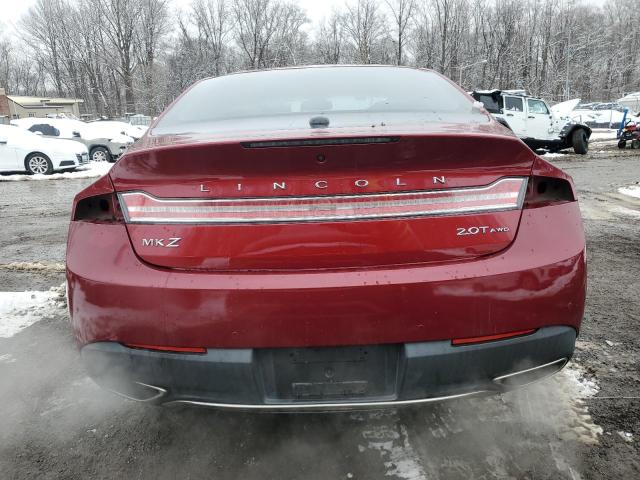 3LN6L5F94HR625173 - 2017 LINCOLN MKZ RESERVE წითელი ფოტო 6