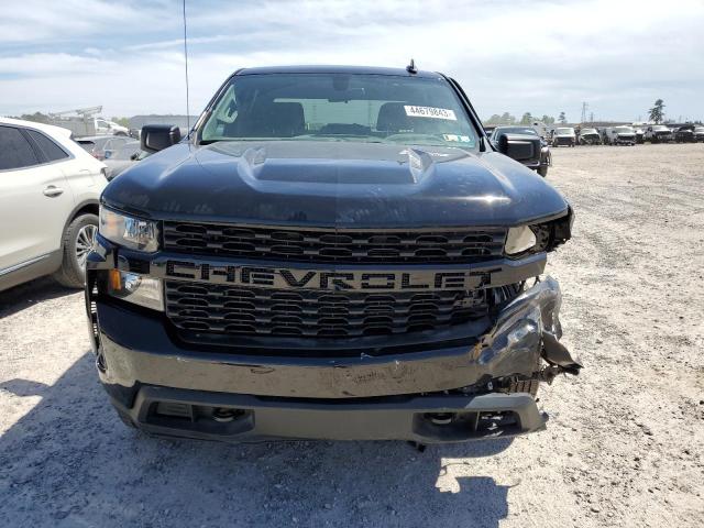 1GCPYBEK9MZ267555 - 2021 CHEVROLET SILVERADO K1500 CUSTOM BLACK photo 5