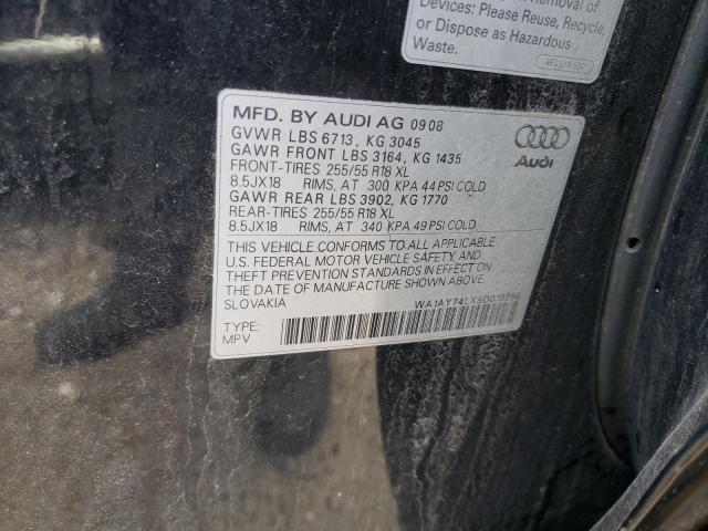 WA1AY74LX9D019956 - 2009 AUDI Q7 3.6 QUATTRO BLUE photo 13