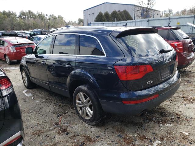 WA1AY74LX9D019956 - 2009 AUDI Q7 3.6 QUATTRO BLUE photo 2